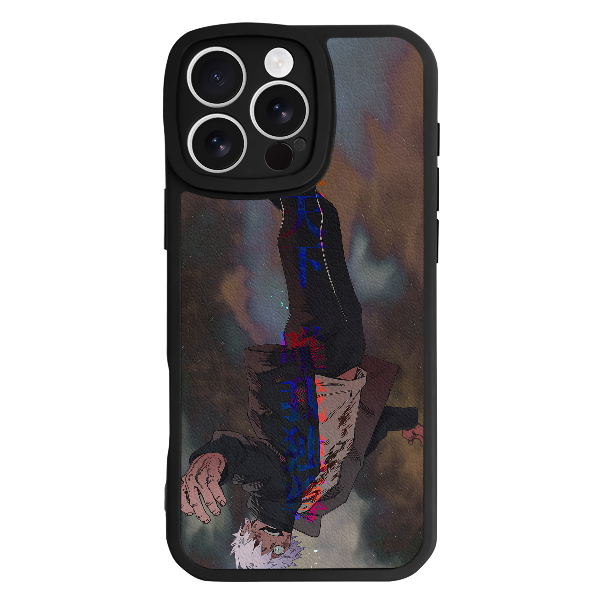 （画像用） 呪術廻戦 Jujutsu Kaisen 【iPhone 16シリーズ対応】シリコンスマホケース（レザー調） 材質：シリコン